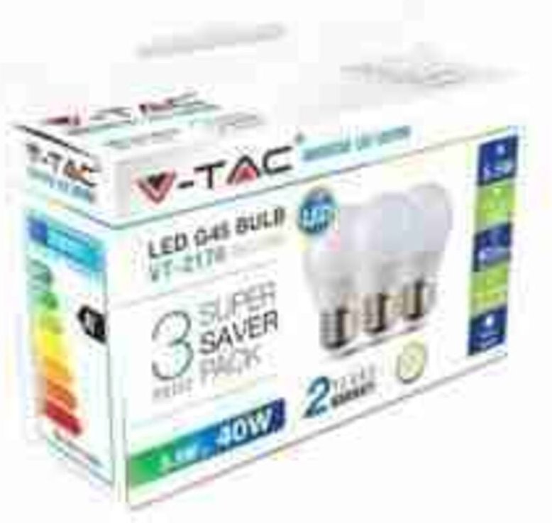 LED217363 VT-2176 LED-Birne - 6W Filament E14 klare Abdeckung Kerze 4000K