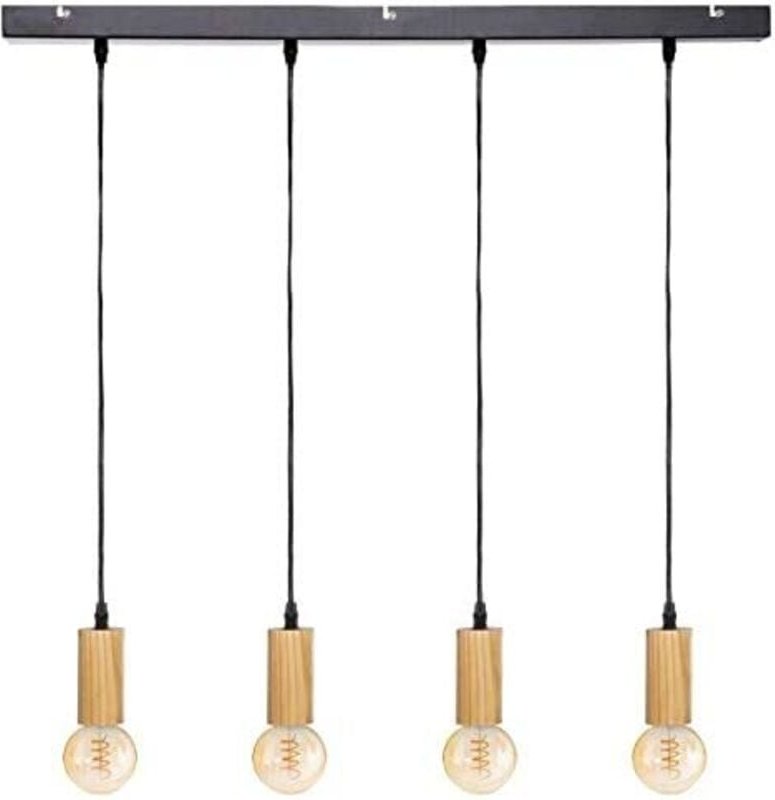 Thumbnail - Hängeleuchte ays, Rahmen aus Holz, 80 cm