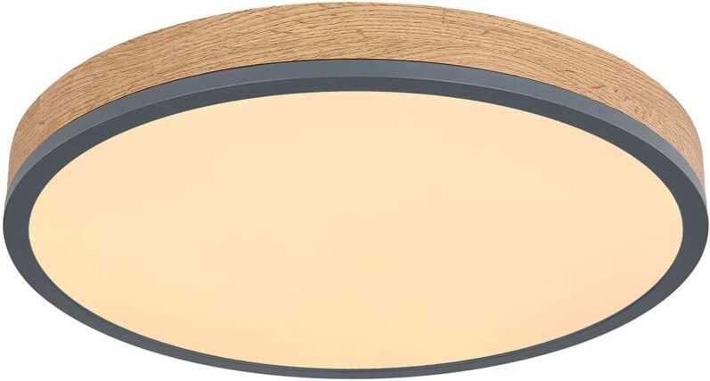 Thumbnail - Deckenleuchte - Doro - grau - metall - ø 45cm - led - - Globo