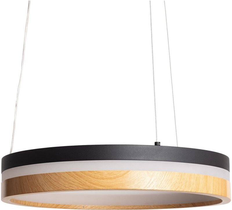 Efectoled - Pendelleuchte Stahl Dazala Mattschwarz