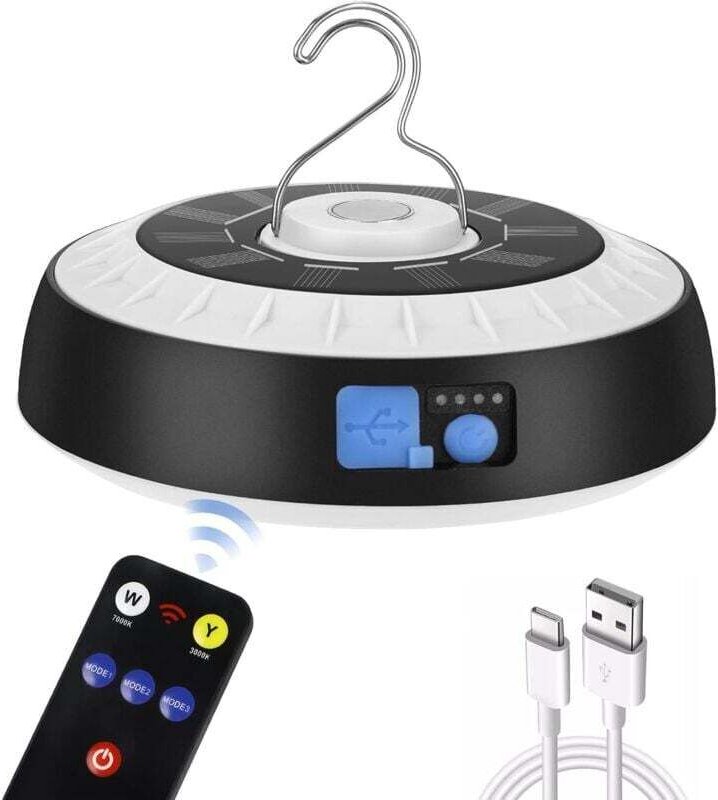 LED Campinglaterne mit eingebautem starkem Magneten und Haken, tragbares Zeltlicht Campinglampe Notlicht Campinglampe mi...