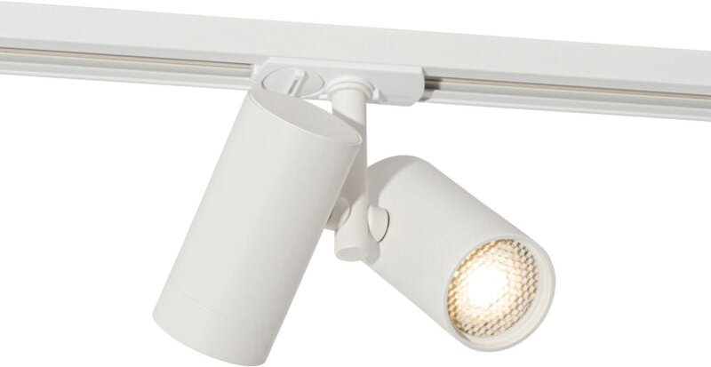 Modernes 1-phasiges Schienensystem weiß 2-Licht - Iconic Scopio