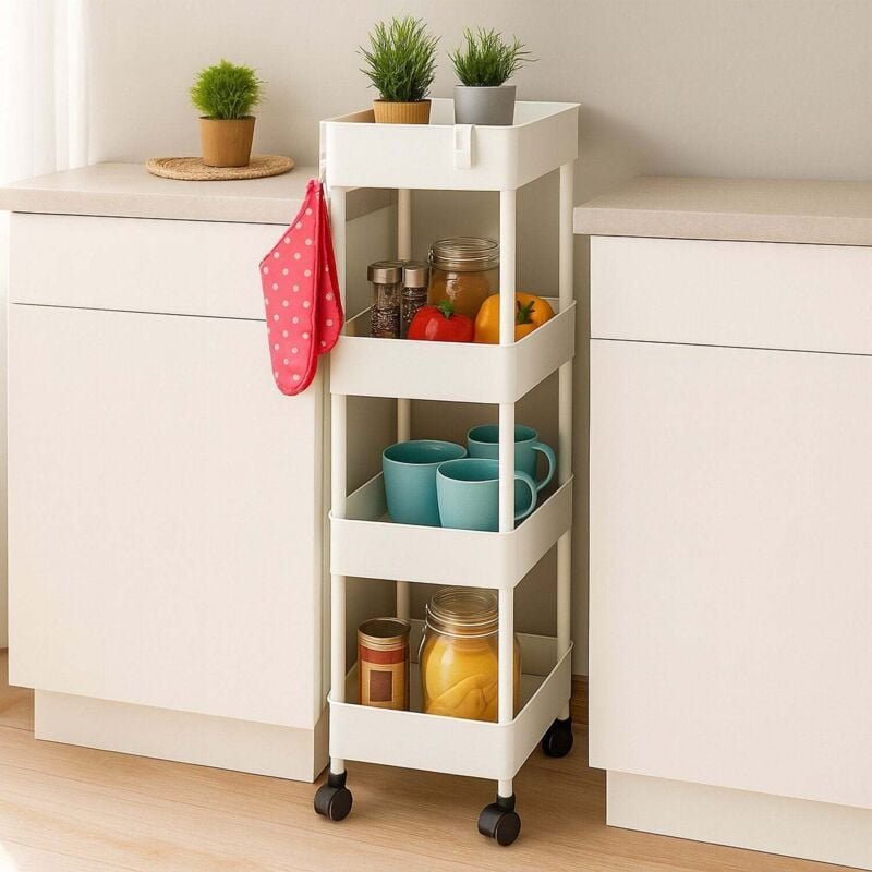 Rollwagen mit 4 ebenen mehrzweck aufbewahrung