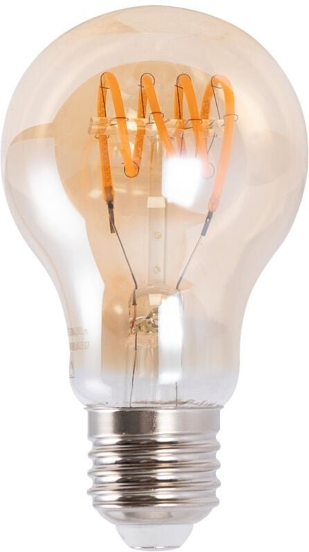 Vintage led Filament-Lampe "Spirale" - E27 A60 - Dimmbar 4W -