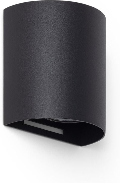 Wandleuchte Aluminium Adonai Schwarz