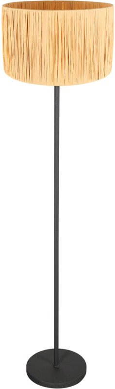 Mexlite - stehlampe - Noor - natürlich schwarz - gras metall -