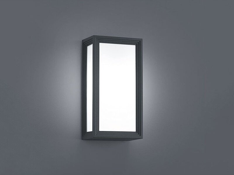 Trio - Moderne LED-Außenwandleuchte timok, anthrazit, IP54, inkl. E27 led Leuchtmittel