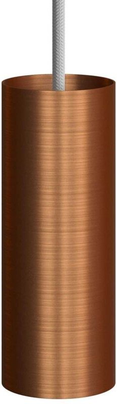 Creative Cables - Creative-cables röhrenset für strahler mit doppelklemmringfassung e14 satiniertes kupfermetall - kspot...