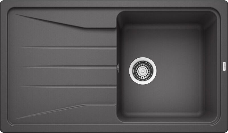 Blanco - Sona 5 - Silgranitspüle, 86x50 cm, Felsgrau 519672