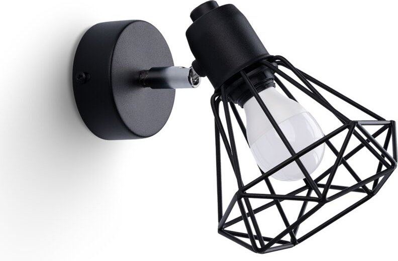 Artemis 1 schwarze Wandleuchte