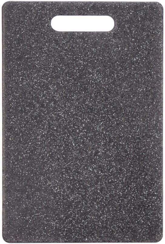 Schneidebrett aus Kunststoff mit granitähnlicher Oberfläche, Granit, Anthrazit