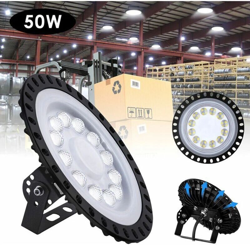 50 w bis 500 w ufo 6000 k led runder industrieller Fluter – 50 w