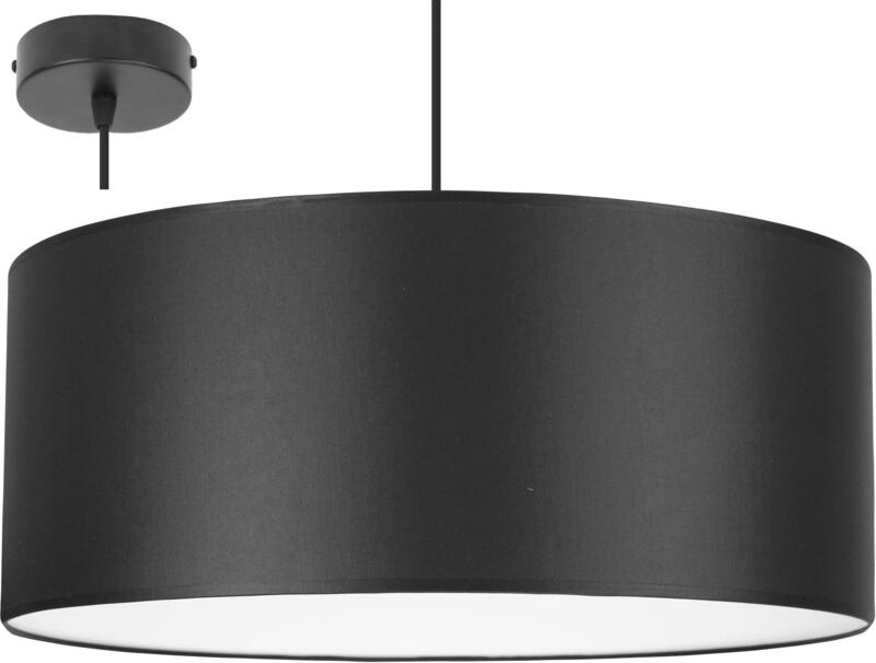 Elegante Hängelampe mit weißem Zentrum und 50 cm Lampenschirm