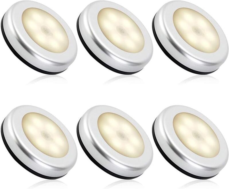 Nachtlicht mit Bewegungsmelder für den Innenbereich, batteriebetriebene Bewegungsmelder-LED-Lampe für Treppen, LED-Beleu...