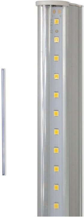 Trade Shop - SOTTOPENSILE LED SMD TRASPARENTE REGLETTE PLAFONIERA 30 60 90 CM 6500 3000 4000K - -90cm -