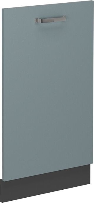 Thumbnail - Geschirrspülblende R-Line, Blau-Grau, 45 cm ohne Arbeitsplatte, Vicco