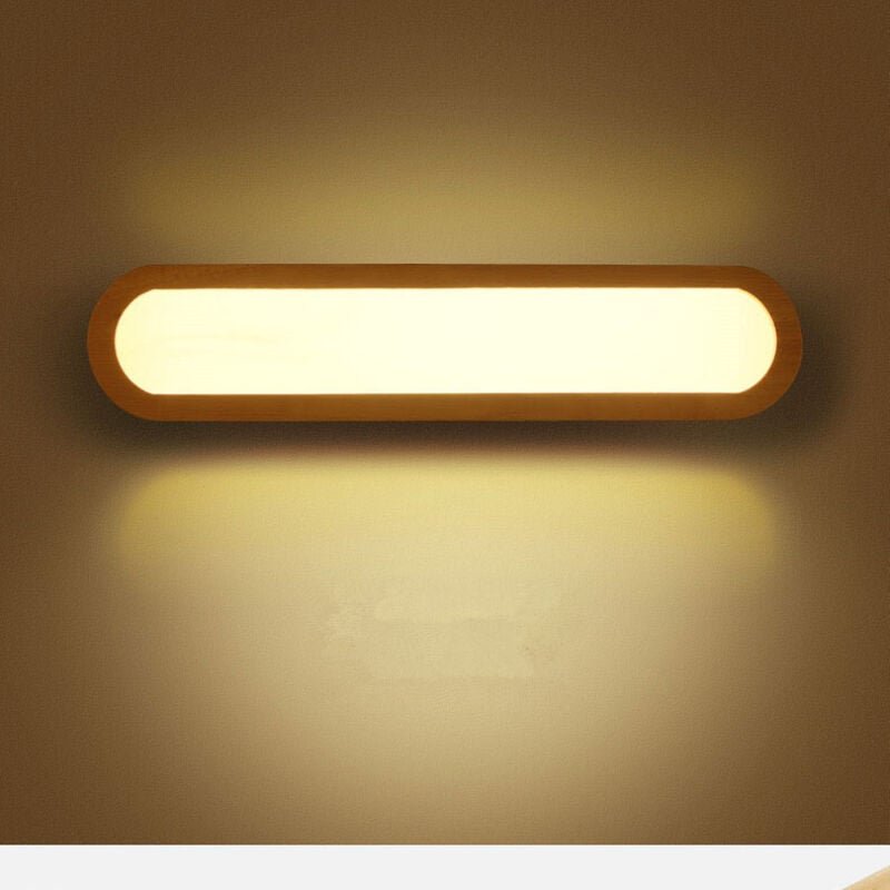 Nordic massivholz LED wand lampe schlafzimmer flur treppen kreative platz holz lesen lampe wohnkultur