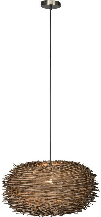 Thumbnail - Rural Hängelampe braun Rattan - Hatch 45