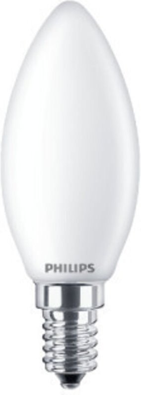 Philips - LED-Kerzenlampe EyeComfort - 4,3W - 470 Lumen - 6500K - E14 - 93008