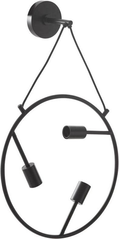 Linnard Wandleuchte aus Stahl, 3-flammig - Schwarz - Lucande