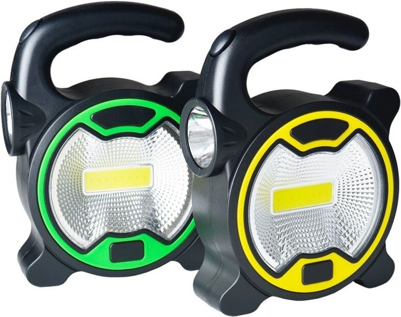 Tragbare, batteriebetriebene COB-LED-Arbeitsleuchte, Taschenlampe, Taschenlaterne, Outdoor-Zelt-Campingleuchte mit Griff...