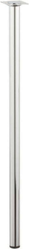 Thumbnail - Tischbein 3,0 x 70 cm Stahl verchromt - 1 Stück Tischbeine - Hettich