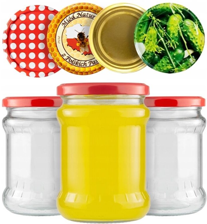 80 Gläser für Konfitüren 500ml Marmelade Honig Fleisch