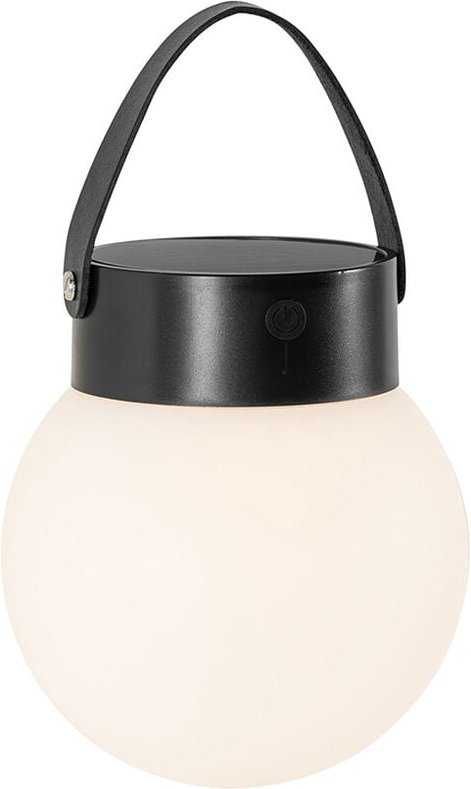 Außenhängelampe schwarz inkl. led 3-stufig dimmbar Solar - Cornelia