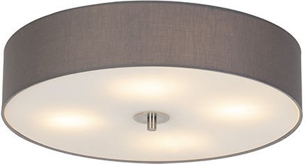 Country Deckenleuchte grau 50 cm - Drum