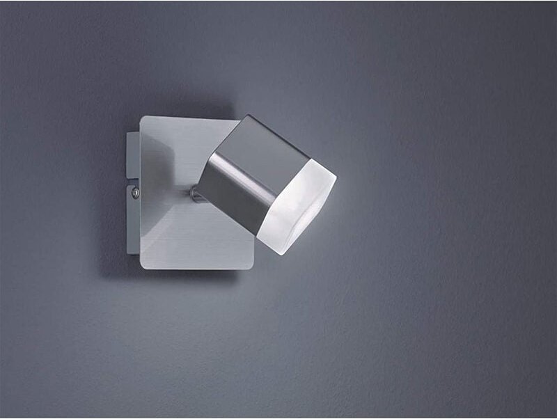 Trio Lighting - Reality Leuchten 1er led Spot Roubaix weiß, nickel matt Deckenstrahler