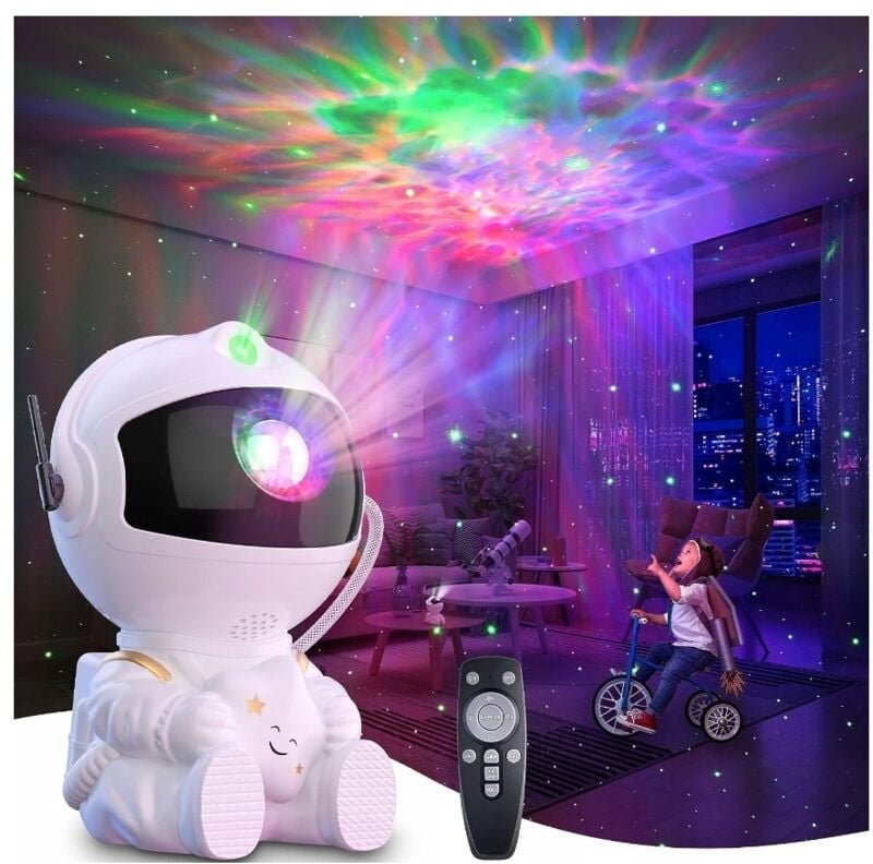 DreamCraft Astronauten-Sternenprojektor LED-Nachtlicht