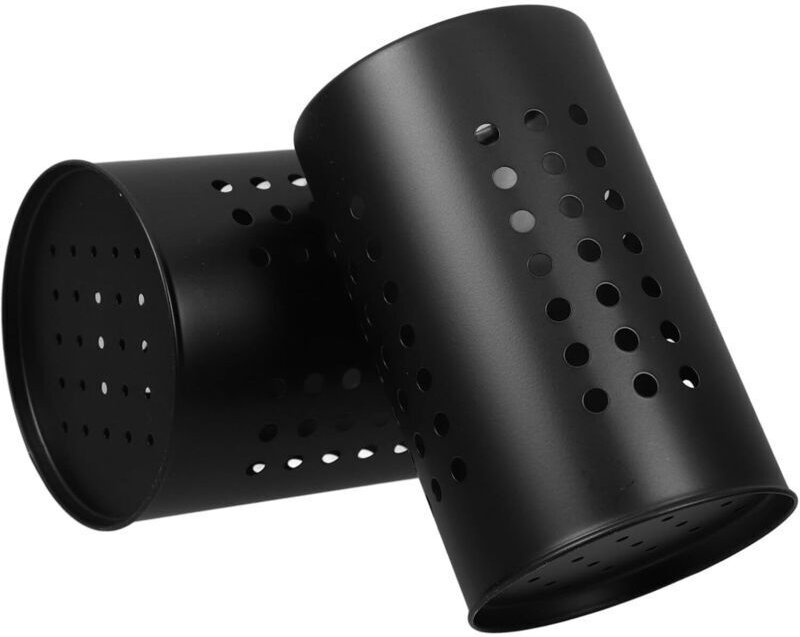 2-teiliger Küchenutensilienhalter aus Edelstahl für die Arbeitsplatte, eleganter Utensilienorganizer, vielseitige Aufbew...