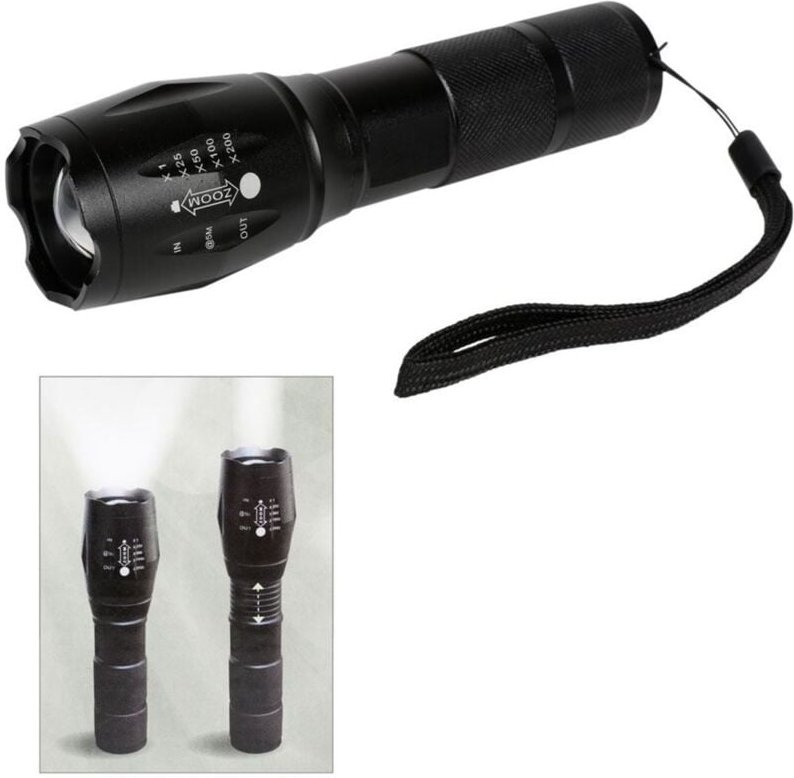 Led Taschenlampe Militär Polizei Zoom 1000m Leuchtweite Campinglampe Handleuchte