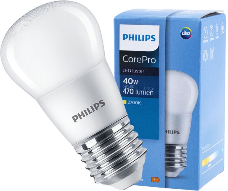 Thumbnail - Corepro Lustre nd 5-40W E27 827 P45 fr LED-Lampe