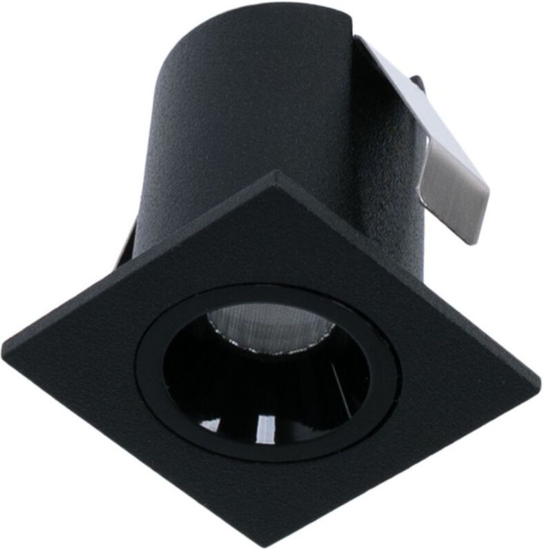 Led Einbaustrahler eckig 2W - Osram - UGR18 - ø 25mm