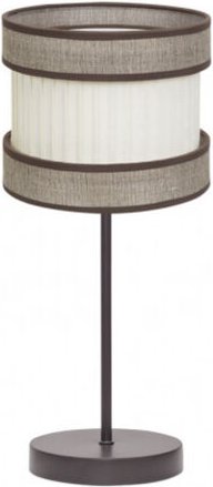 Tischlampe braun/beige Modell Home klein 1xe14 Fabrilamp