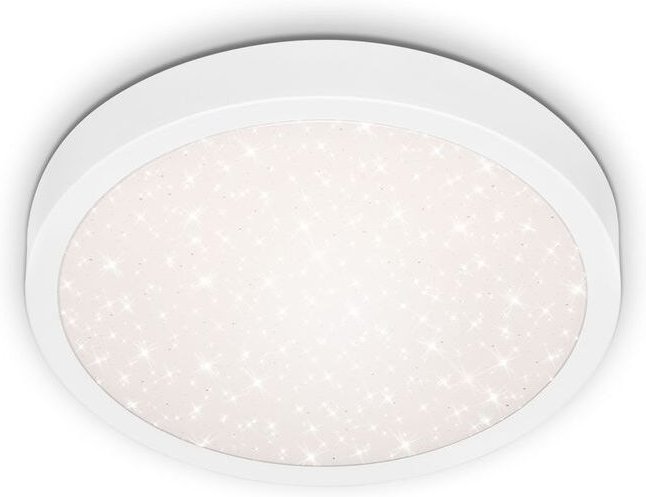 Led Deckenleuchte Sternenhimmel 18,5W weiß Metall-Kunststoff Ø28cm Brilo ner
