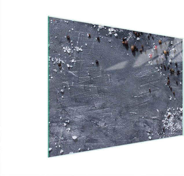 Schneidebrett aus Glas, 40x30 cm, Schiefer