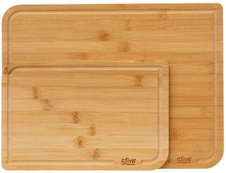 5five Simply Smart - Schneidebretter aus Bambus, 2er-Set