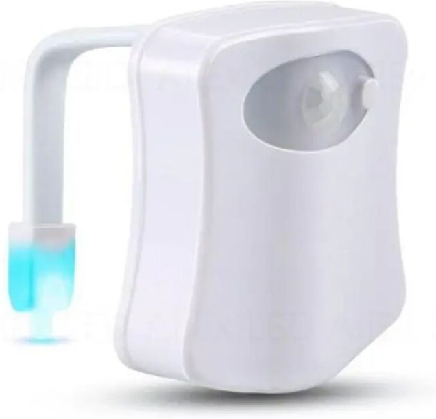 Intelligente Toilettensitz-Nachtleuchte mit Bewegungssensor in 16 Farben, wasserdicht, Hintergrundbeleuchtung, LED-Toile...