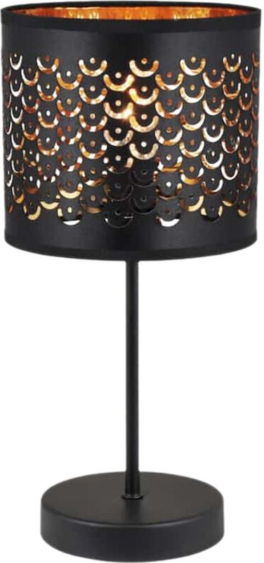 Tischleuchte Morgan 1 E27 Schwarz Milagro ML1802