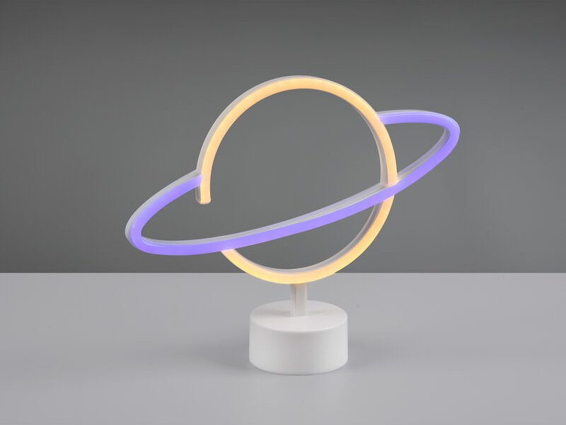Deko led Tischleuchte planet Batterie- oder usb betrieben, Höhe 25cm