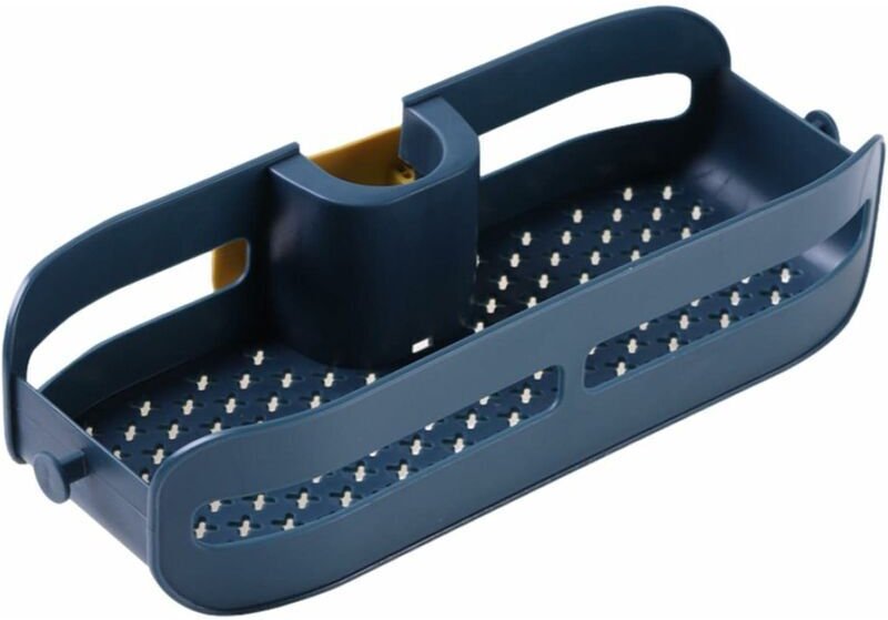 Shining House - Wasserhahn-Spülbecken-Organizer-Halter, über dem Wasserhahn, Schwammhalter, Schwammhalter, Waschbecken-C...