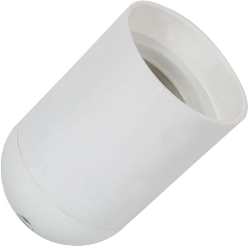 Lampenfassung für LED-Glühbirnen E27 Weiß