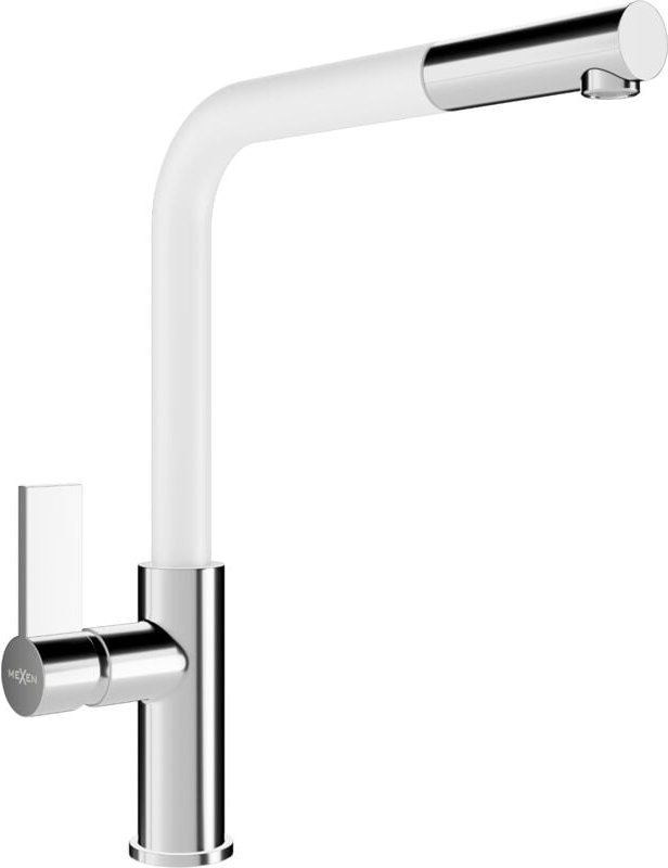 Mexen Flora Küchenmischer, Chrom/Weiß - 670401-02
