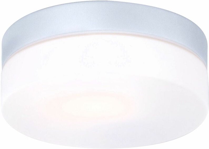 Außen Bereich Decken Leuchte Glas opal Garten Park ALU Strahler silber IP44 Globo 32111