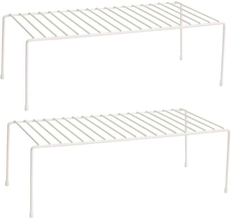 Lot de 2 Étagères de Rangement pour Placard de Cuisine Organisateur Modulable
