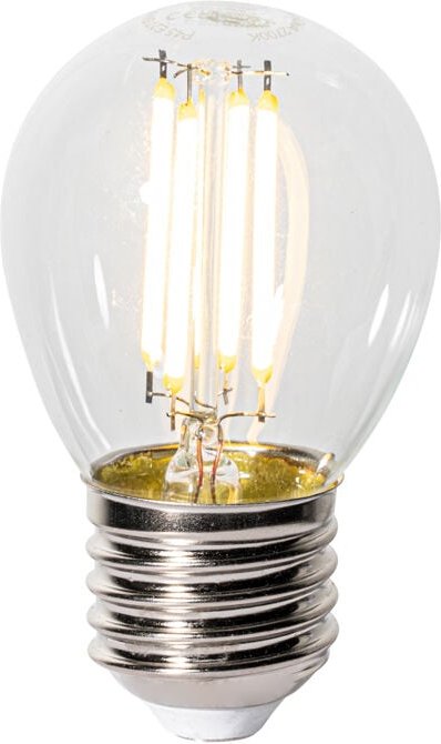 Luedd - E27 3-Stufen-Dimmbare LED-Glühbirne P45 Klarglas 5W 470 lm 2700K