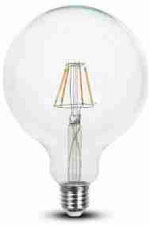 LED7427 VT-2147 LED-Birne - 4W E14 T20 Filament Klarglas 6400K