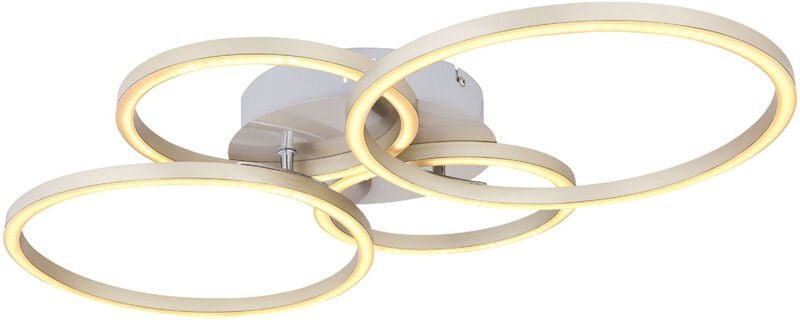 Etc-shop - Globo - deckenleuchte - Kendy - nikkel - metall - led - 67233-40N